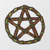 Natuur Wicca Raamsticker (Vel)