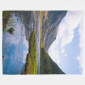 natuur wiew, berg fleece deken (Voorkant (Horizontaal))
