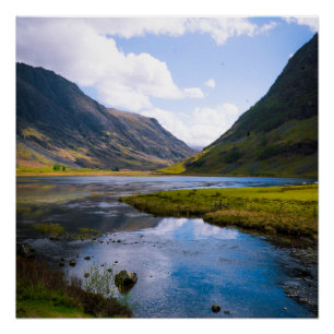 natuur wiew, berg perfect poster