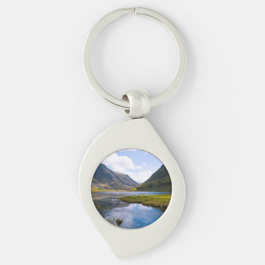natuur wiew, berg sleutelhanger (Voorkant)