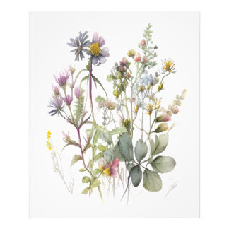 natuur-wildbloemen foto afdruk