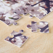 Natuur witte bloesem legpuzzel (Zijkant)