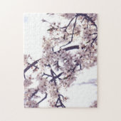 Natuur witte bloesem legpuzzel (Verticaal)