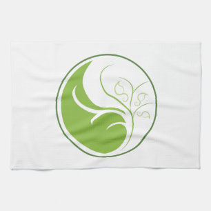 Natuur Yin Yang Theedoek
