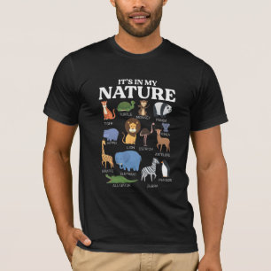 Natuur Zoo African Animal Safari Future Zookeeper T-shirt