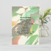 Natuur zwarte vlinder kaart (Staand voorkant)