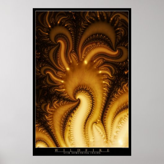 Natuurbrand Poster (Voorkant)