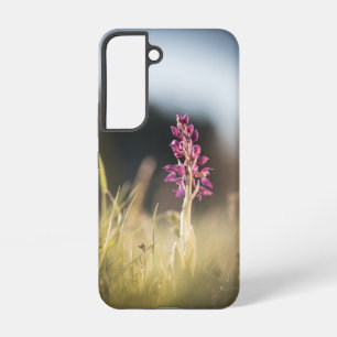 Natuurfoto van wilde orchidee samsung galaxy hoesje