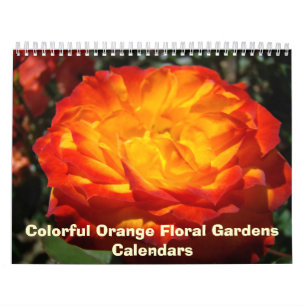 Natuurfotografie Agenda Kleurrijk Oranje Bloem Kalender