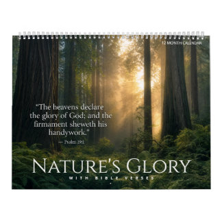 Natuurglorie Kalender - Met Bijbelverzen