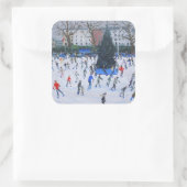 Natuurhistorisch museum 2012 vierkante sticker (Tas)