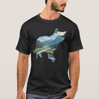 Natuurkat: Een mengeling van elegantie en wild T-shirt