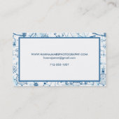 Natuurkunde Doodle Science Schets Gepersonaliseerd Visitekaartje (Achterkant)