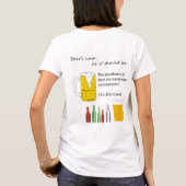 Natuurkunde en bier t-shirt (Achterkant)