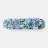 Natuurkunde- en wiskundesymbolen, Geek Skateboard (Horizontaal)