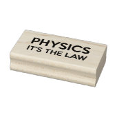 NATUURKUNDE HET IS DE WET Grappige Wetenschap Cita Rubberstempel (Stempel)