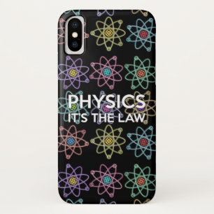 NATUURKUNDE. HET IS DE WET Wetenschap iPhone X Hoesje