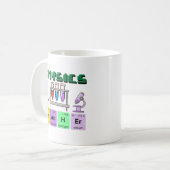 Natuurkunde Leraar Mok, cadeau voor de leerkracht Koffiemok (Voorkant links)