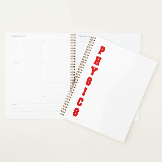 Natuurkunde Planner (Display)