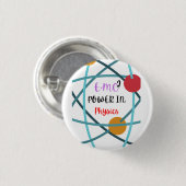 natuurkunde ronde button 3,2 cm (Voorkant /achterkant)