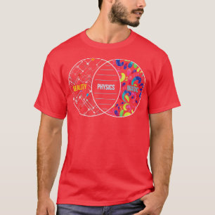 natuurkunde zoals magische maar echt grappige natu t-shirt