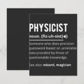 natuurkundige bedankkaart (Voorkant / Achterkant)