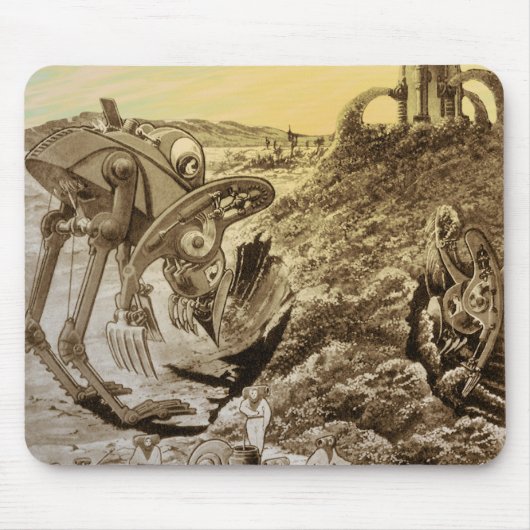 natuurkundigheid Aliens Planet Construction Muismat (Voorkant)