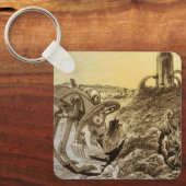  natuurkundigheid Aliens Planet Construction Sleutelhanger (Voorkant)