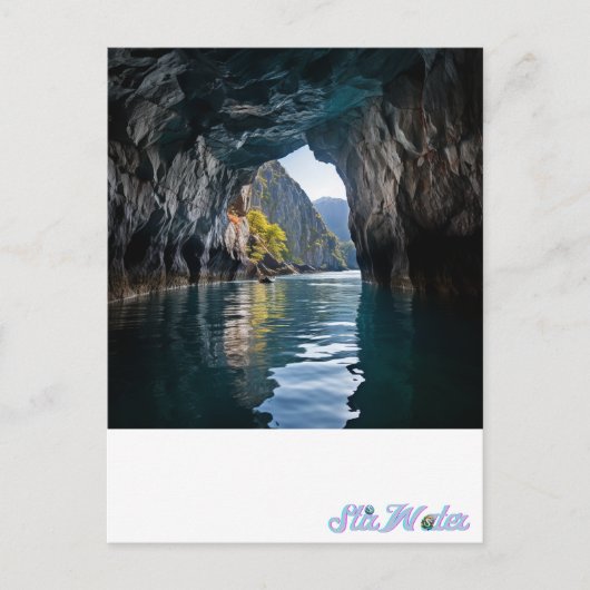 Natuurlandschap briefkaart (Voorkant)