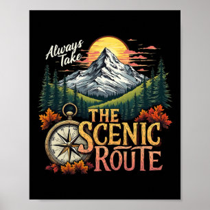 Natuurliefhebbers Natuur Wandelen Kleding Uni-volw Poster