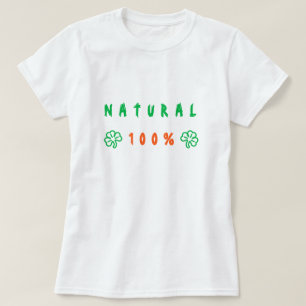 Natuurlijk 100% T-shirt - Tekst