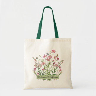 Natuurlijk als wilde bloemen - Vintage - Tote Bag