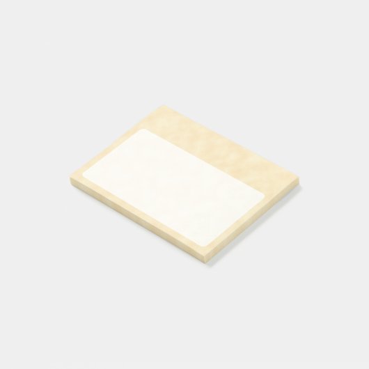 Natuurlijk Antiek perkamentpapier Post-it® Notes (Schuin)