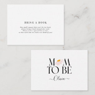 natuurlijk baby shower van de dageraad brengt een  notitiekaartje