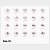 Natuurlijk ben ik Geweldige dat ik Aisha heet Ronde Sticker (Vel)