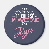 Natuurlijk ben ik Geweldige dat ik Joyce-naam ben Magneet (Voorkant)