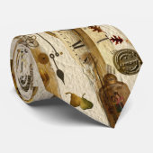 Natuurlijk biologisch stropdas (Opgerold)