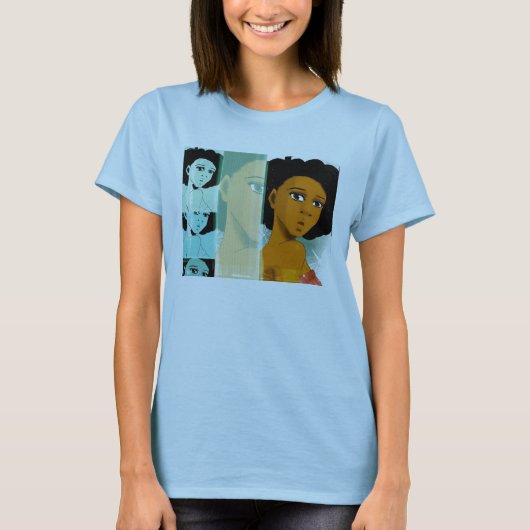 Natuurlijk Blauwgroen Shirt (Voorkant)