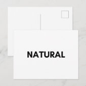 natuurlijk briefkaart (Voorkant / Achterkant)