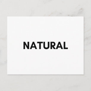 natuurlijk briefkaart