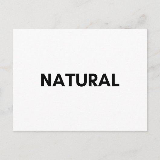 natuurlijk briefkaart (Voorkant)