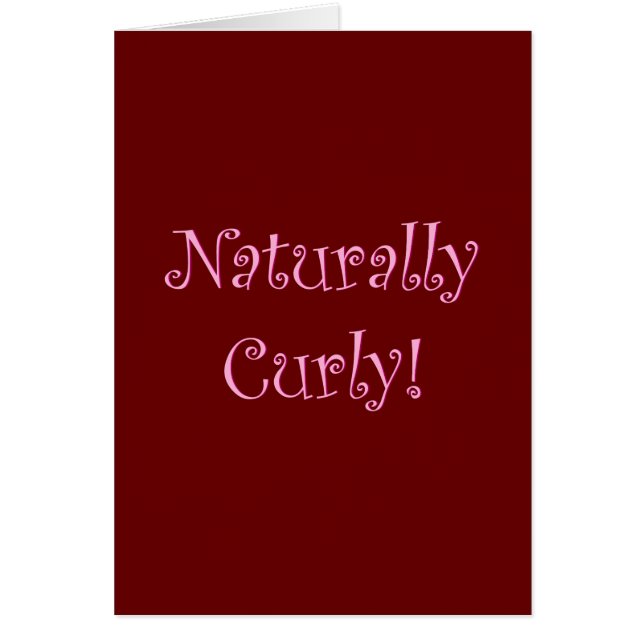 Natuurlijk Curly Hair (Voorkant)