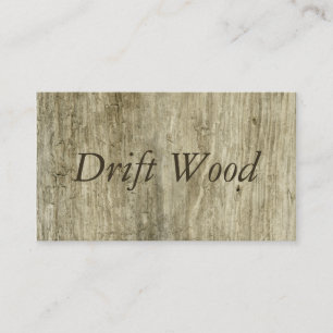 Natuurlijk driftwood, door hout geïnspireerd door visitekaartje