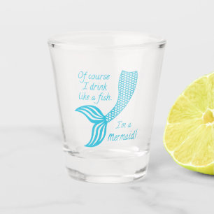 Natuurlijk drink ik als een vis die ik een zeemeer shot glas