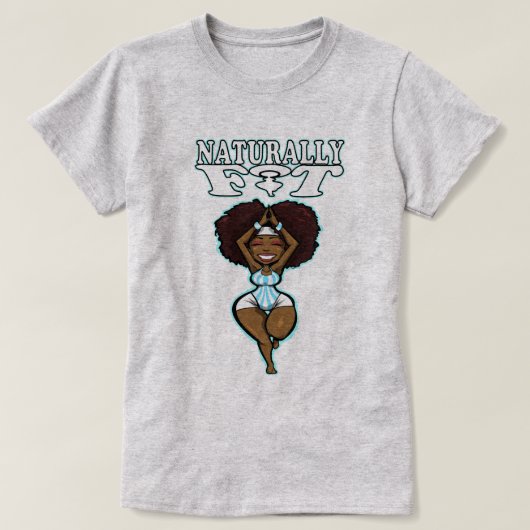 NATUURLIJK GESCHIKT VOOR YOGA T-SHIRT (Design voorkant)