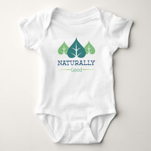 Natuurlijk goed - babybadpak romper (Voorkant)