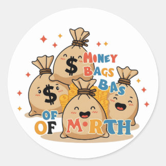 Natuurlijk, hier is een afbeelding van een T-shirt Ronde Sticker