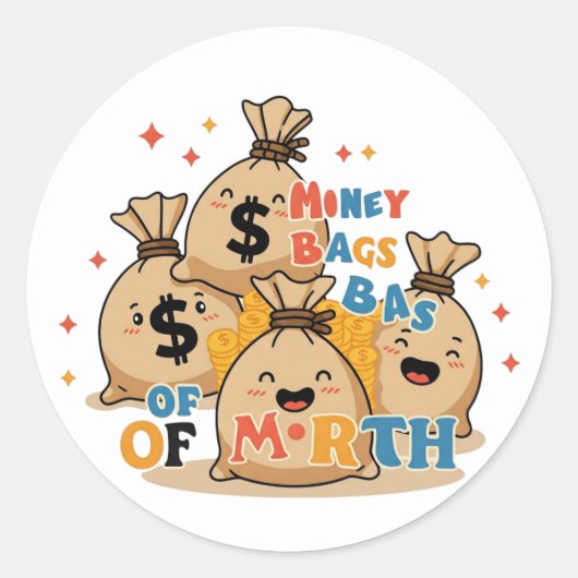 Natuurlijk, hier is een afbeelding van een T-shirt Ronde Sticker (Voorkant)