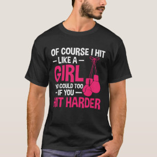 Natuurlijk hou ik van een meisje die boxing Clas u T-shirt