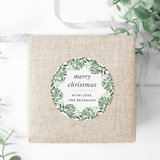 Natuurlijk Joyful | Bossen | Gepersonaliseerd kers Ronde Sticker